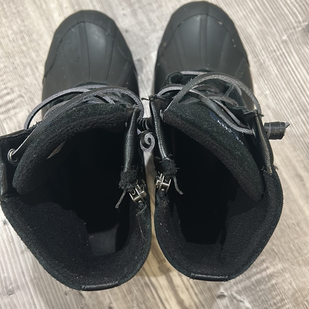 Sperry Black Suede Duck Boots - Picture 6 of 8
